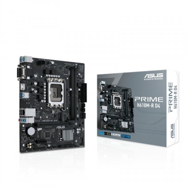 Asus placa base prime h610m-r d4  matx 1700