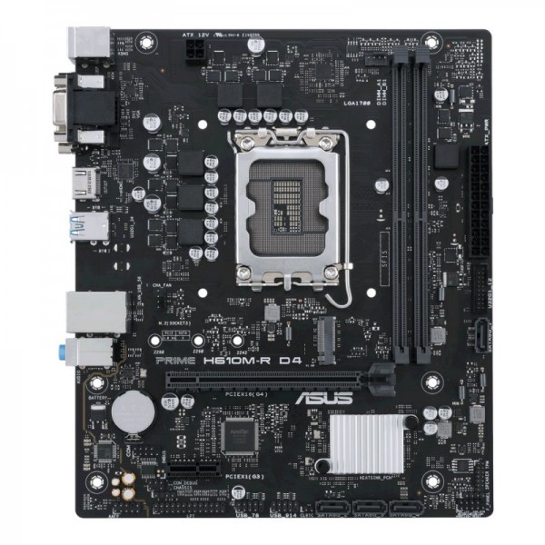 Asus placa base prime h610m-r d4  matx 1700