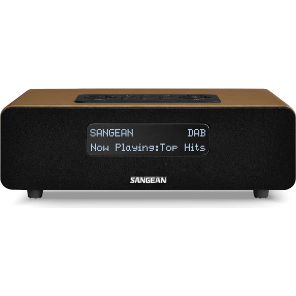 Sangean ddr-36 bt brown / radio con sintonización digital de sobremesa dab+ / fm-rds / bluetooth / entrada auxiliar